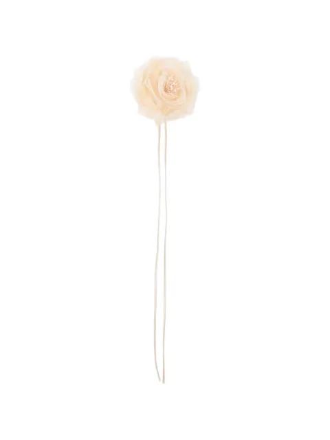 Mxario flower brooches by MAX MARA