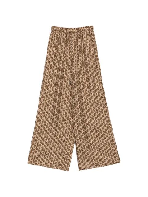 Mxmclarino printed wide-leg trousers by MAX MARA
