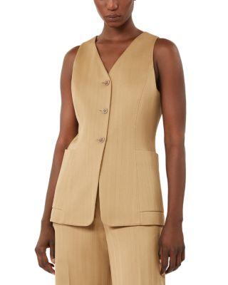 Mxmfalla Semi Fitted Single Breasted Gilet by MAX MARA
