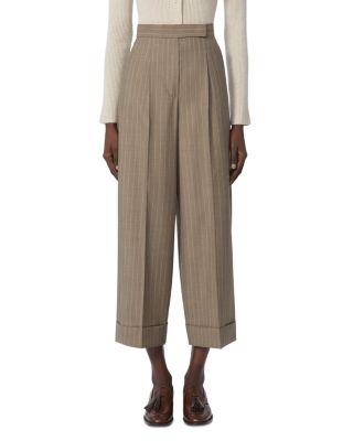 Mxmmanetta Wool Pinstripe Pants by MAX MARA
