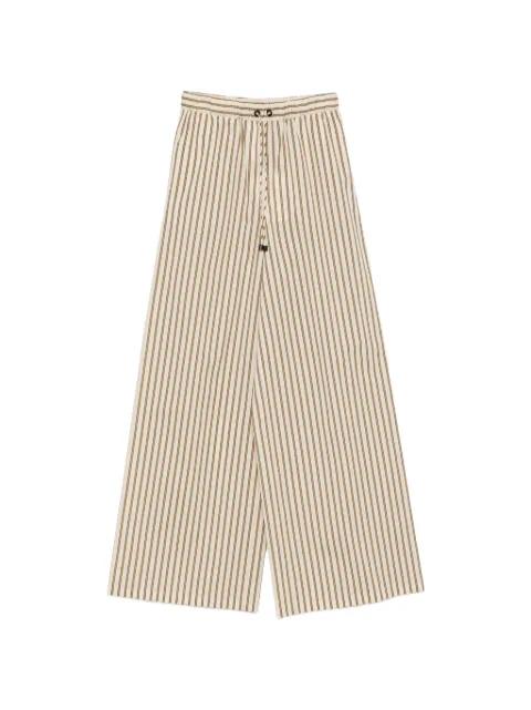 Mxmordine striped wide leg trousers by MAX MARA