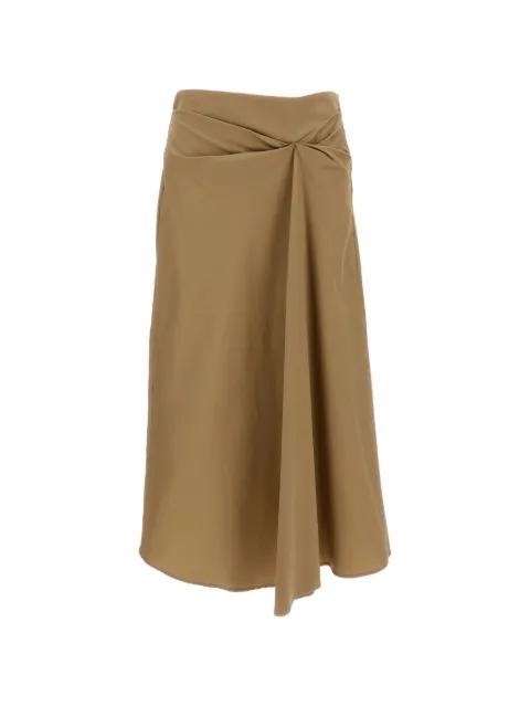 Mxmpaggi knot-detail column midi skirt by MAX MARA