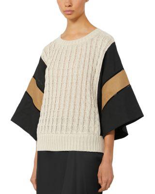 Mxmscatola Crewneck Linen Sweater by MAX MARA