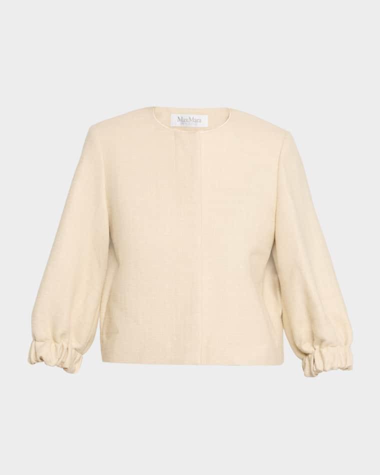 Naiadi 3/4-Sleeve Crop Jacket by MAX MARA