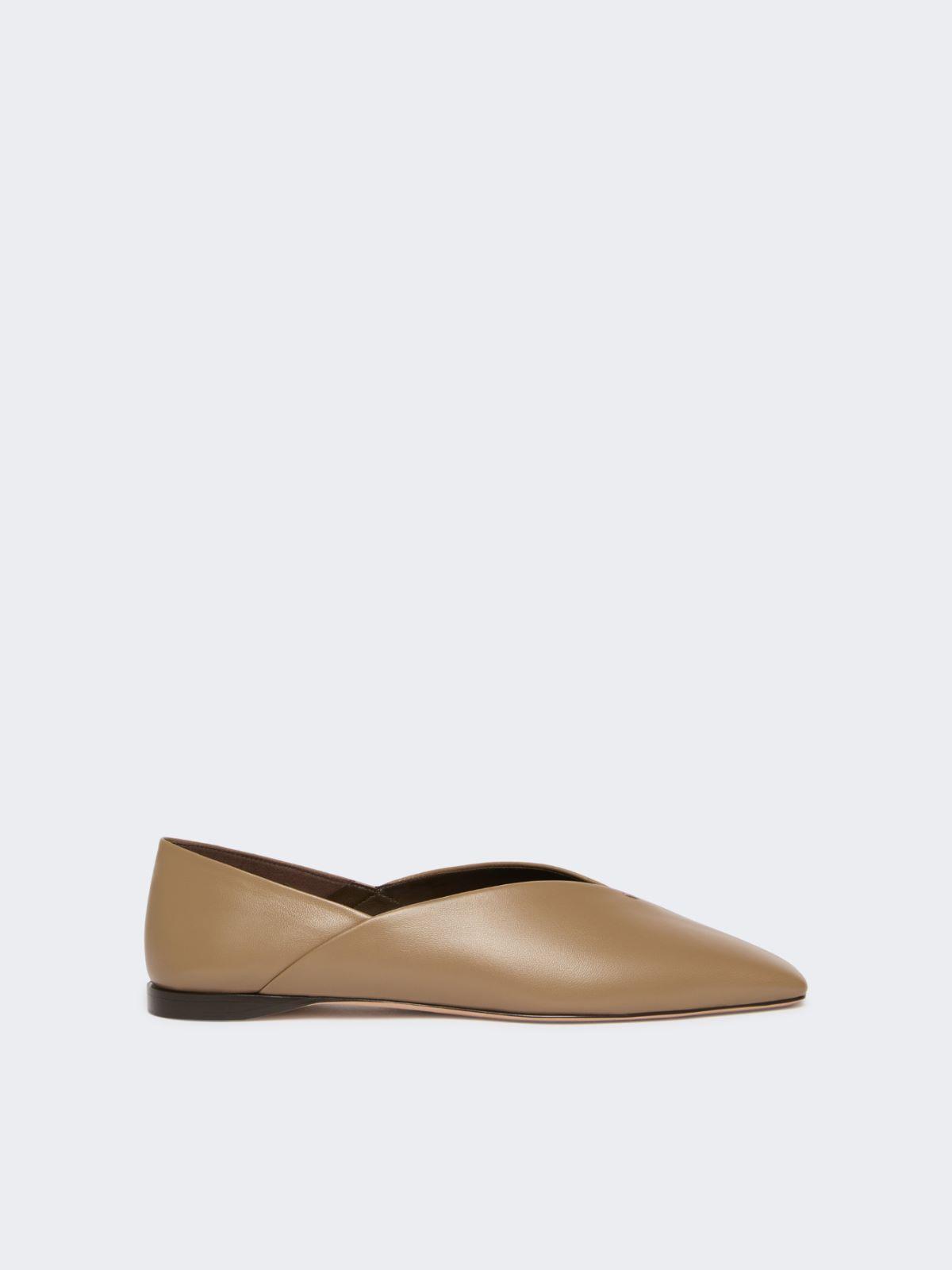 Nappa leather ballerinas by MAX MARA
