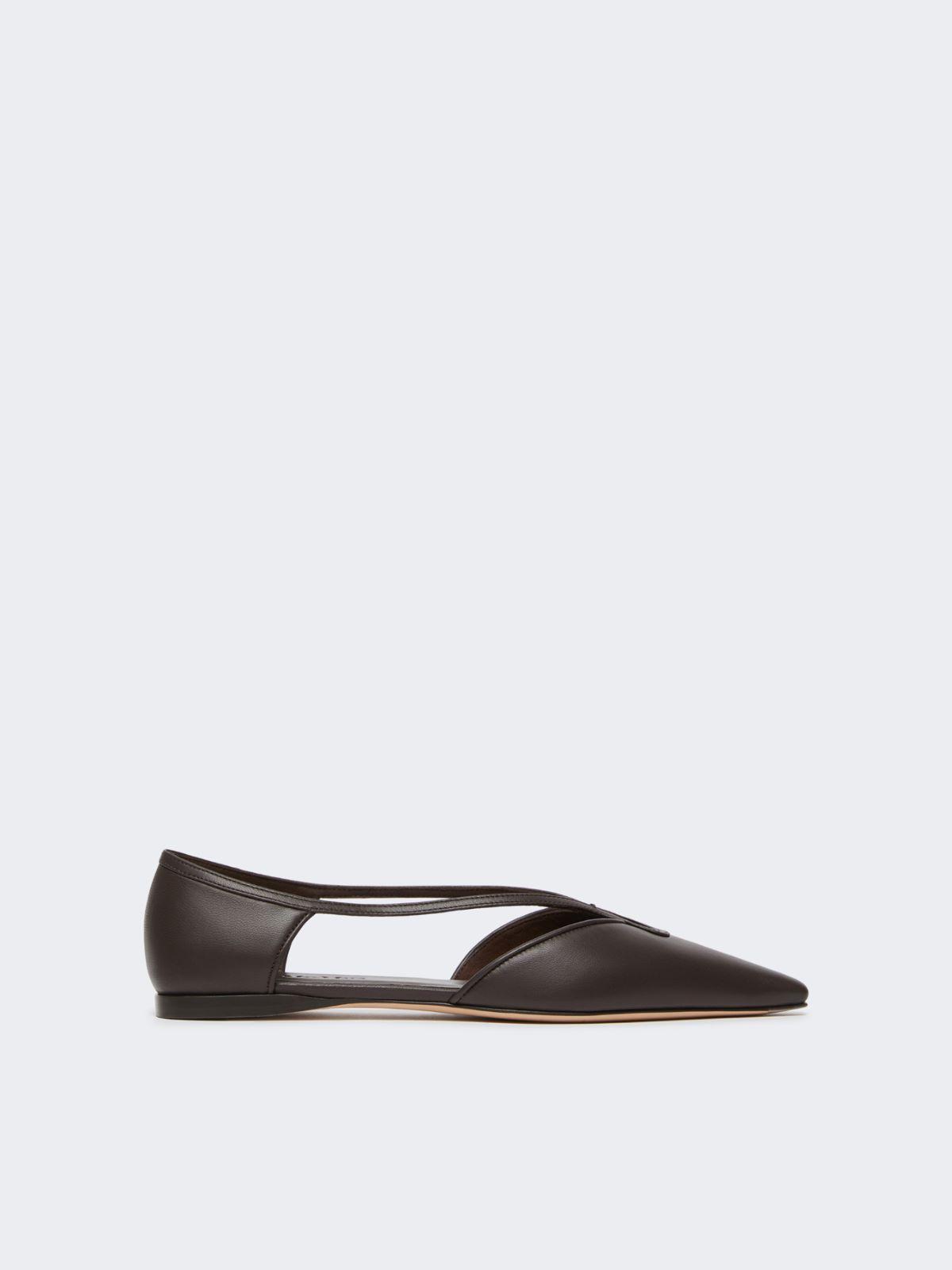 Nappa leather ballet flats by MAX MARA