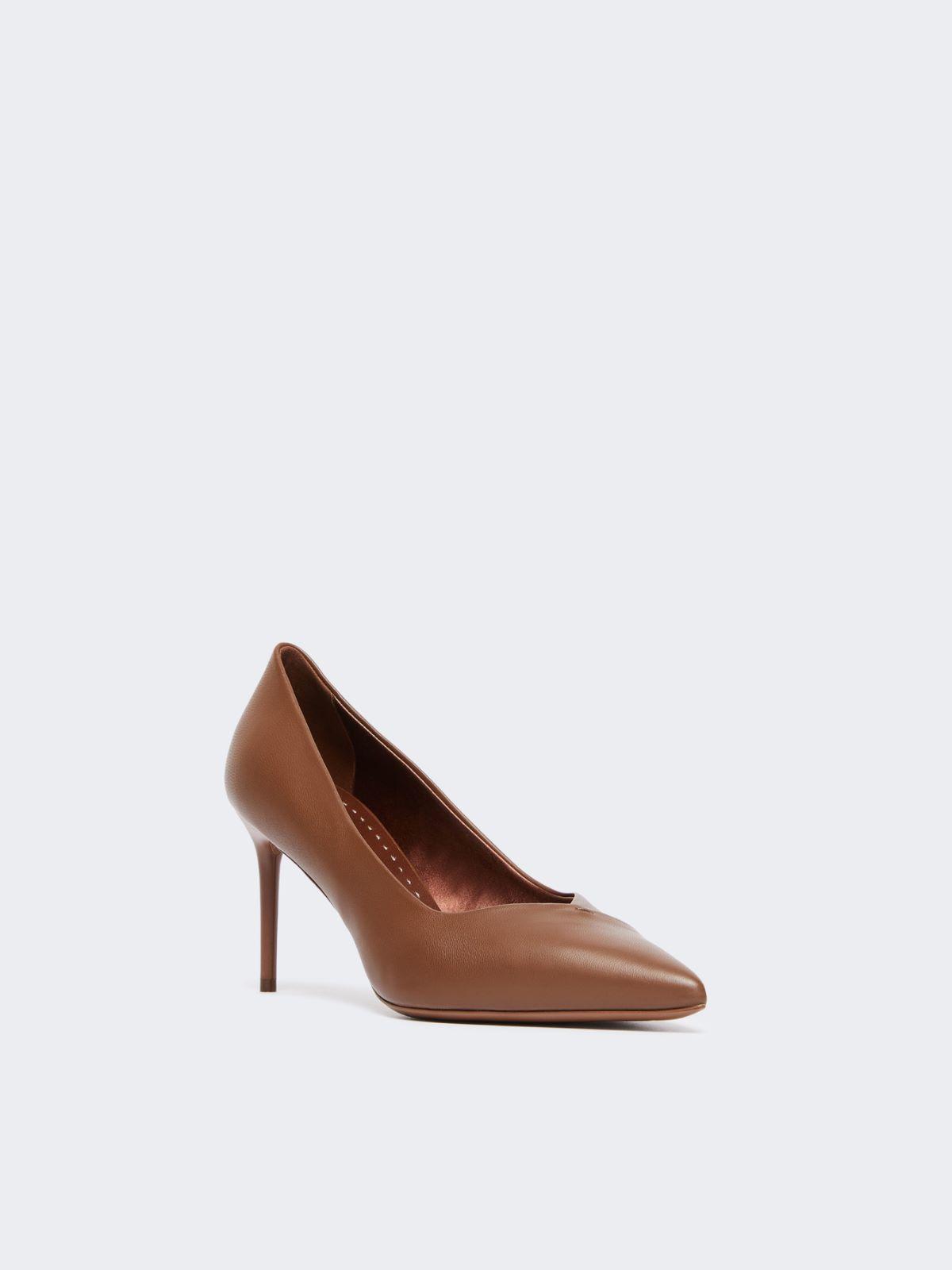 Nappa leather court shoes by MAX MARA