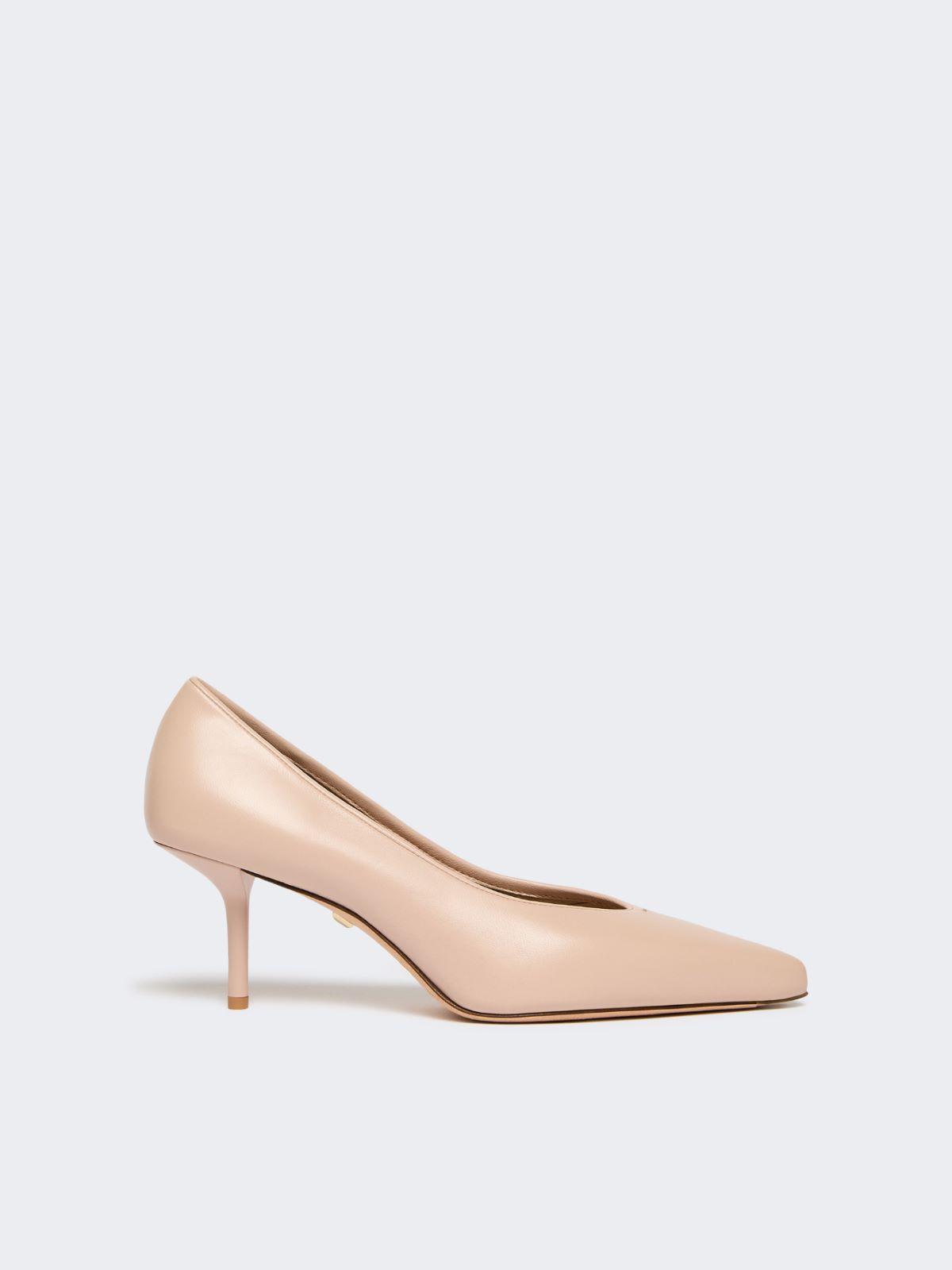 Nappa leather court shoes by MAX MARA