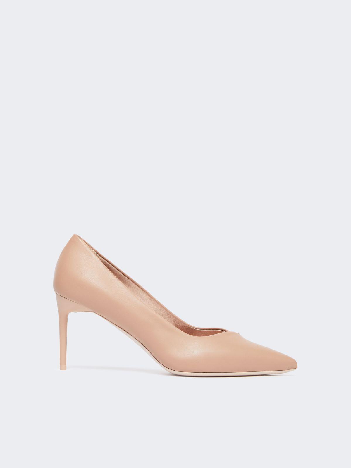 Nappa leather court shoes by MAX MARA