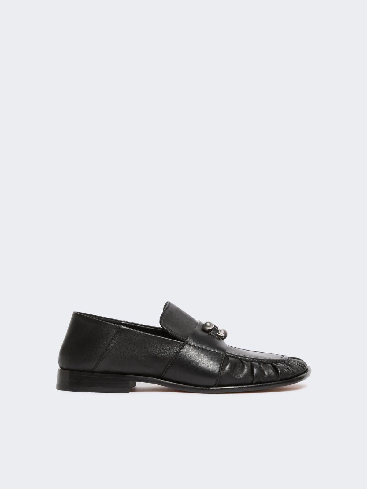 Nappa leather moccasins by MAX MARA