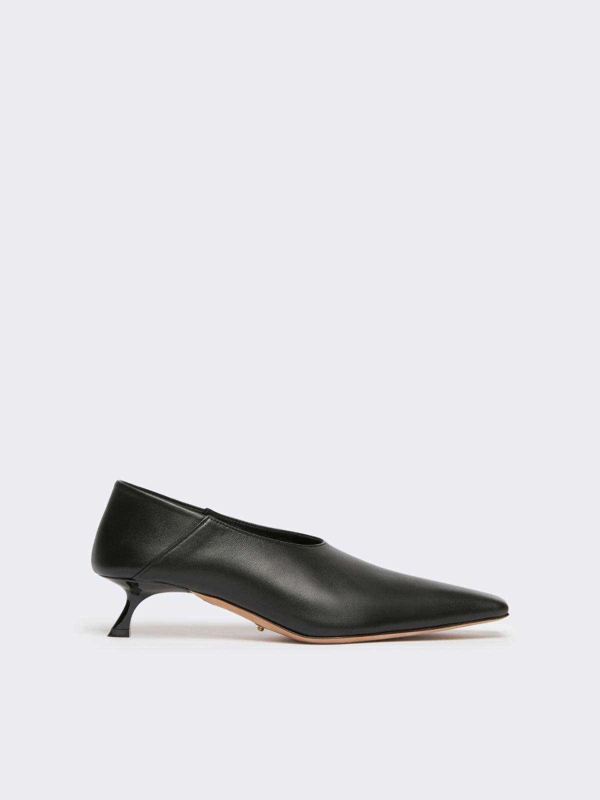 Nappa leather pumps with foldable back by MAX MARA