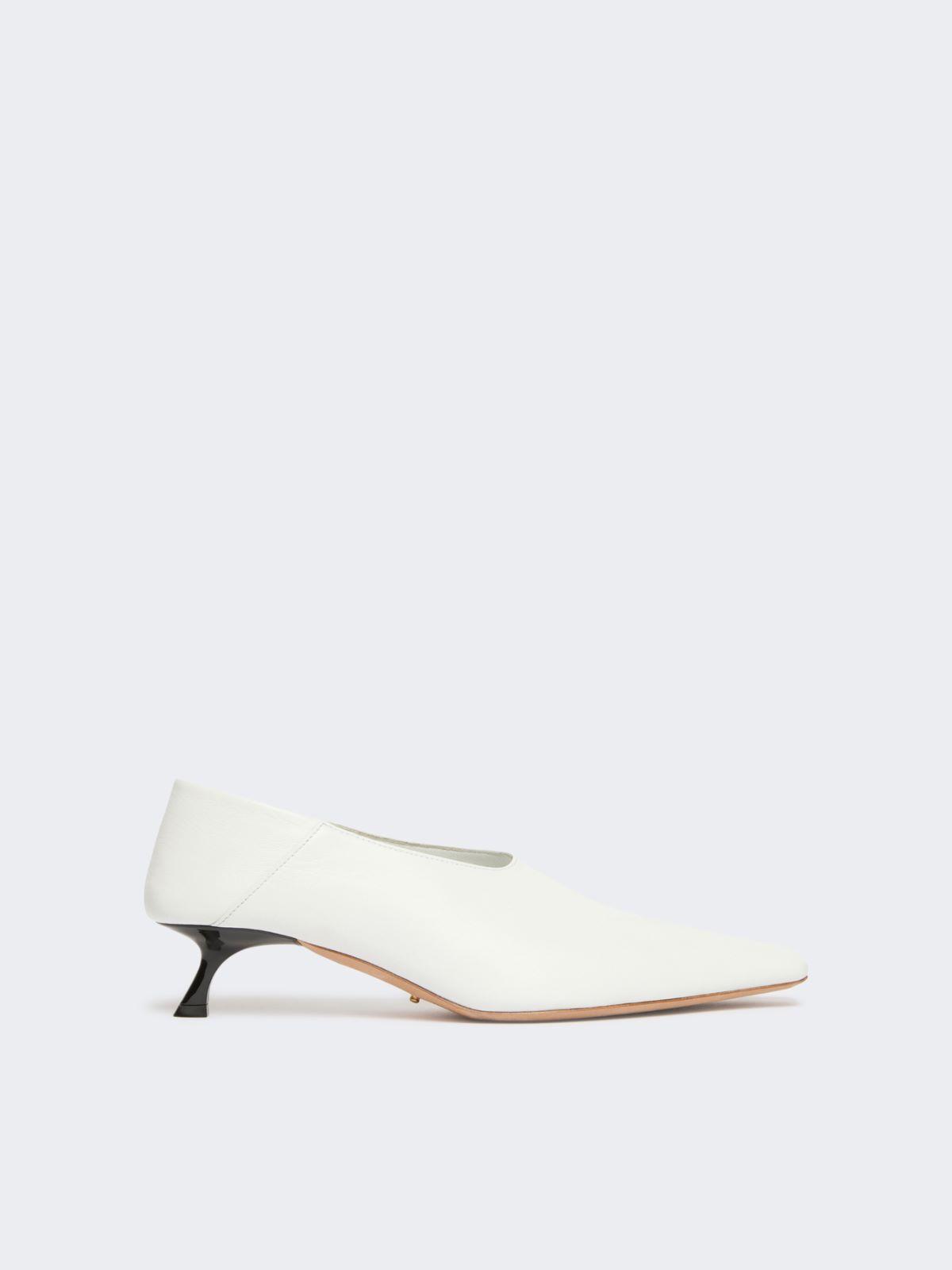 Nappa leather pumps with foldable back by MAX MARA