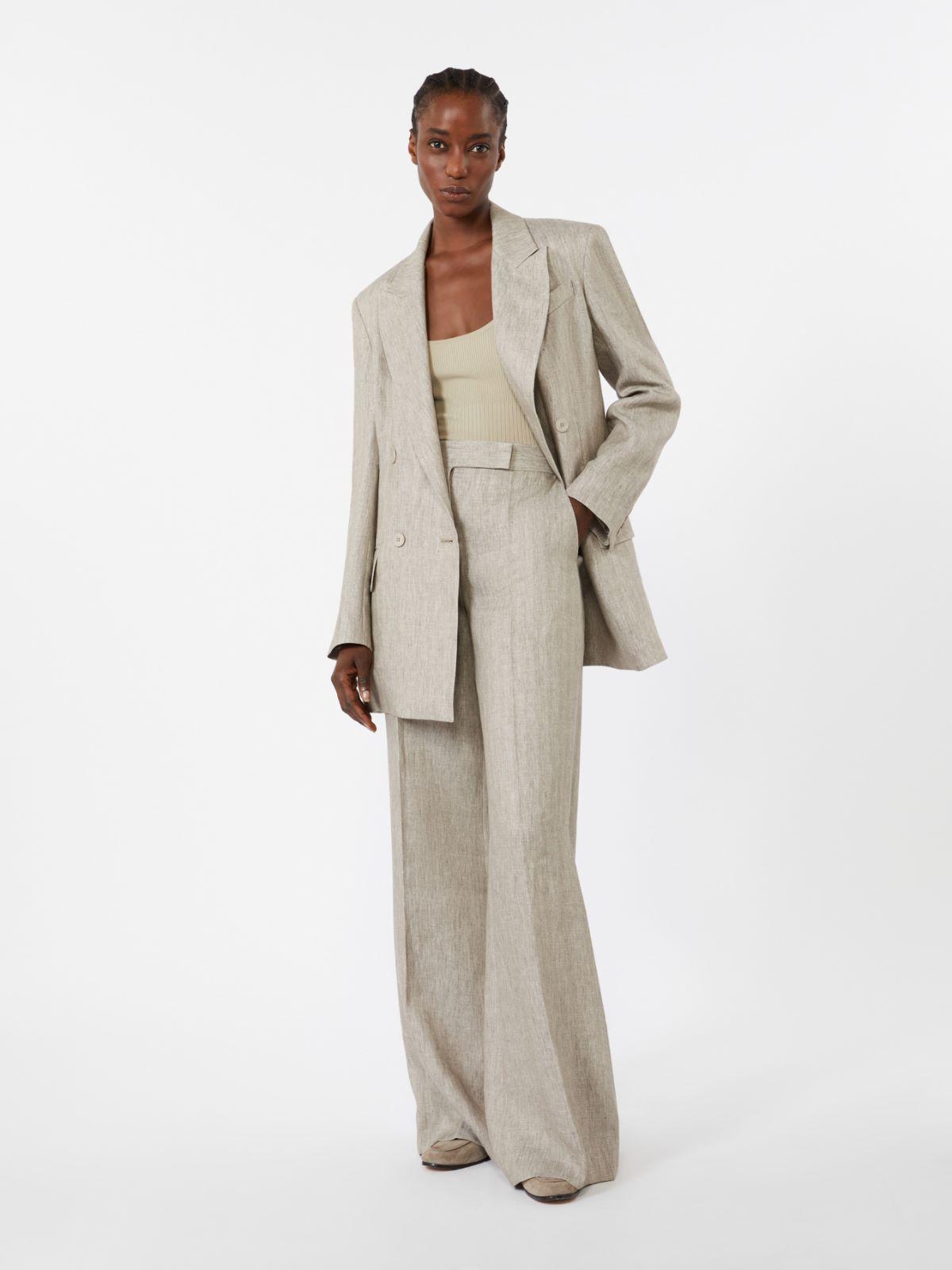 Olimpia Jacket in Chevron linen by MAX MARA