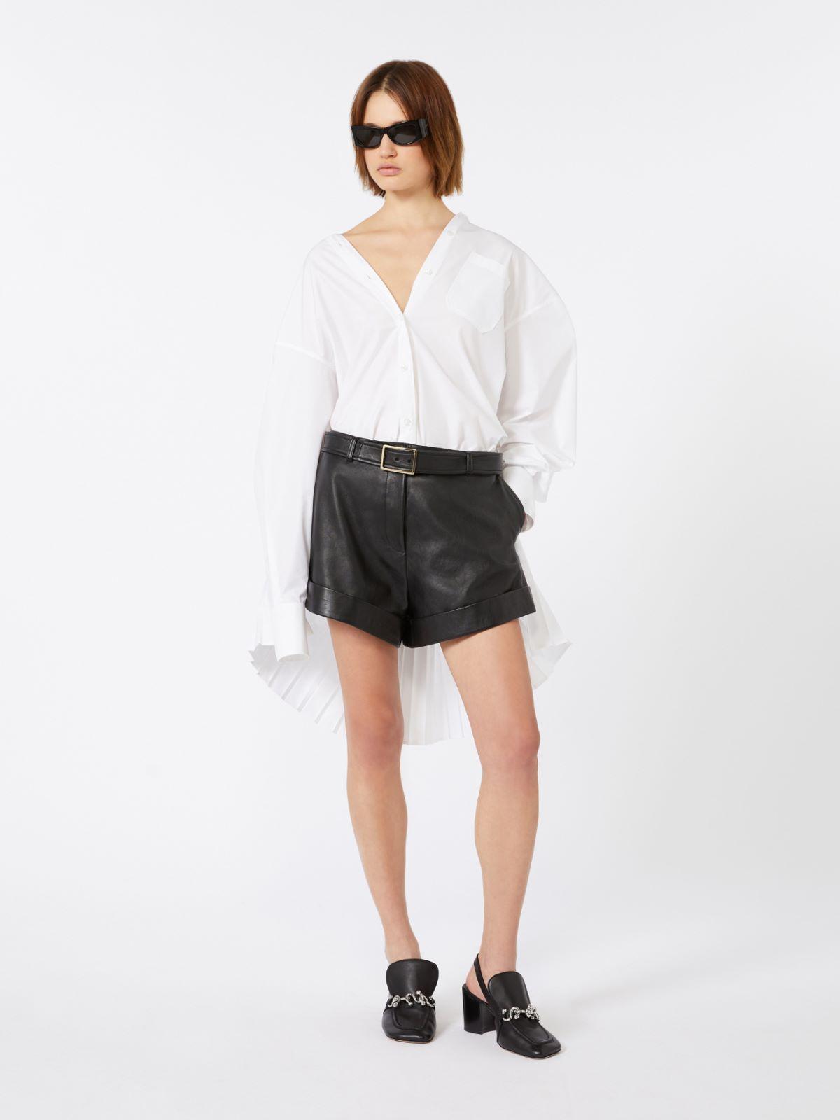 Overshirt with plissé-pleated detail by MAX MARA