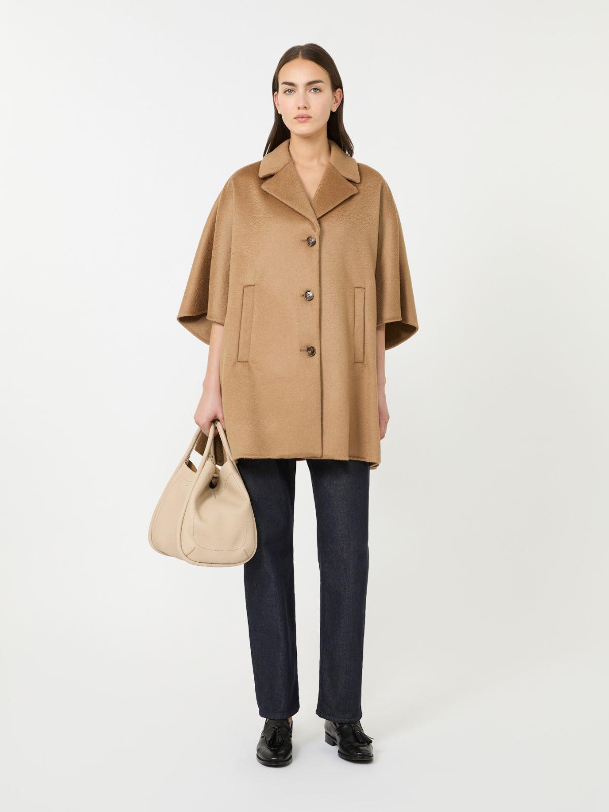 Oversized cashmere broadcloth cape by MAX MARA