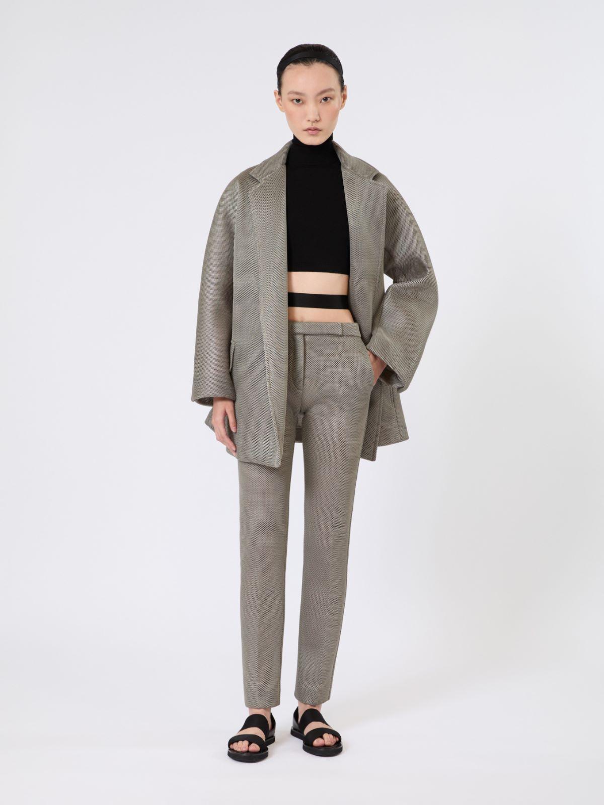 Oversized coat in jersey mesh by MAX MARA