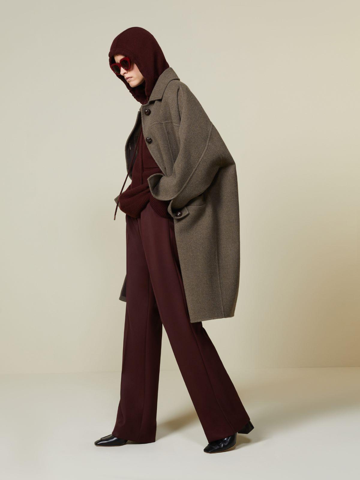 Oversized double wool coat by MAX MARA