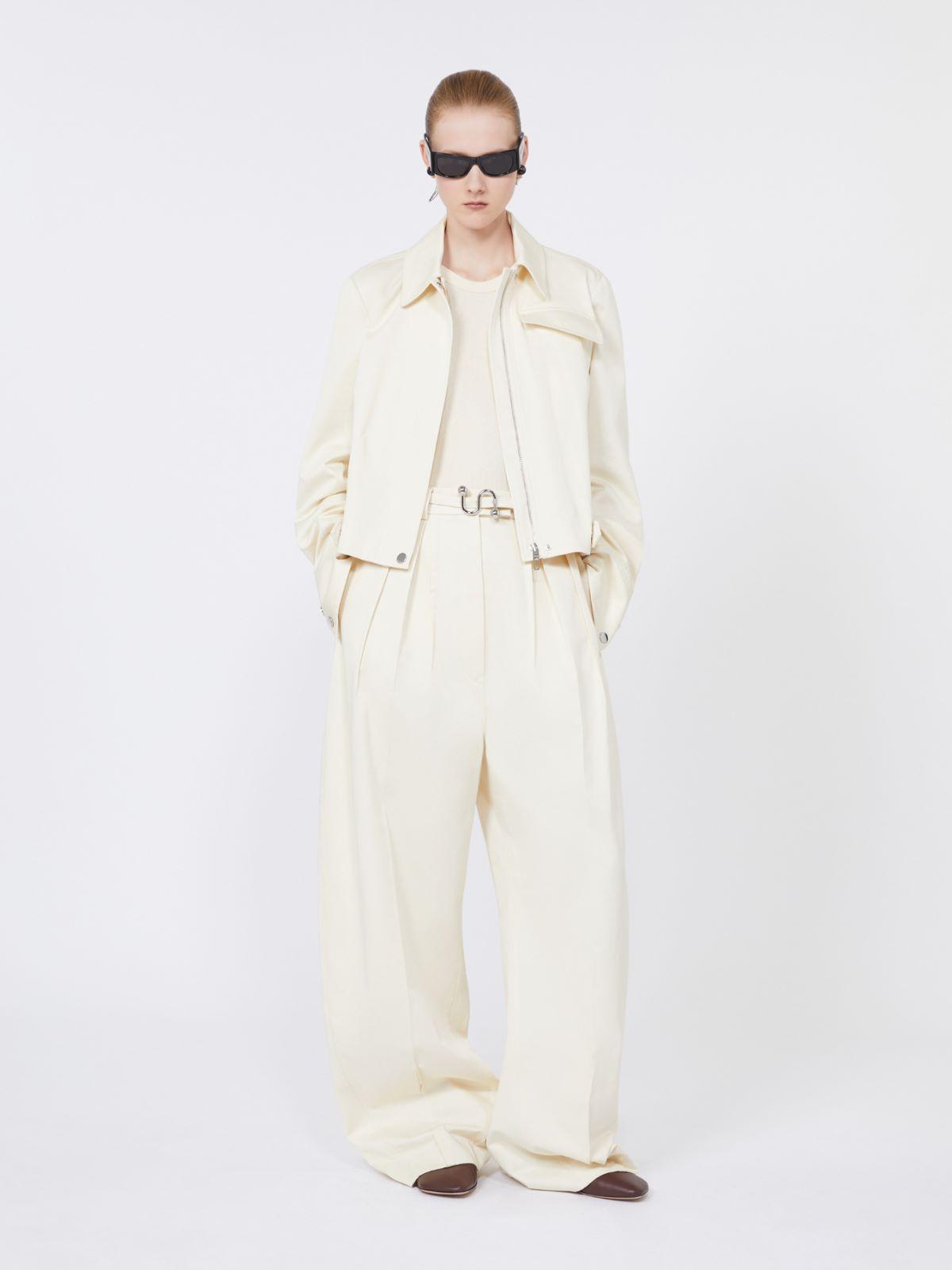 Oversized gabardine trousers by MAX MARA