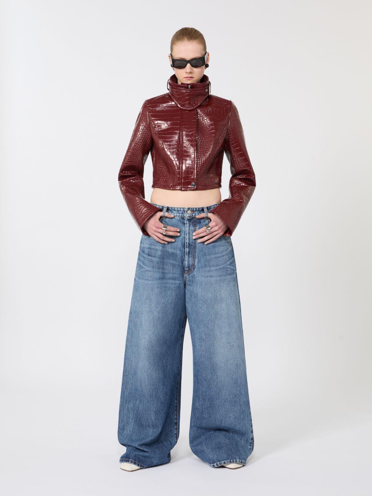 Oversized low-waisted jeans by MAX MARA