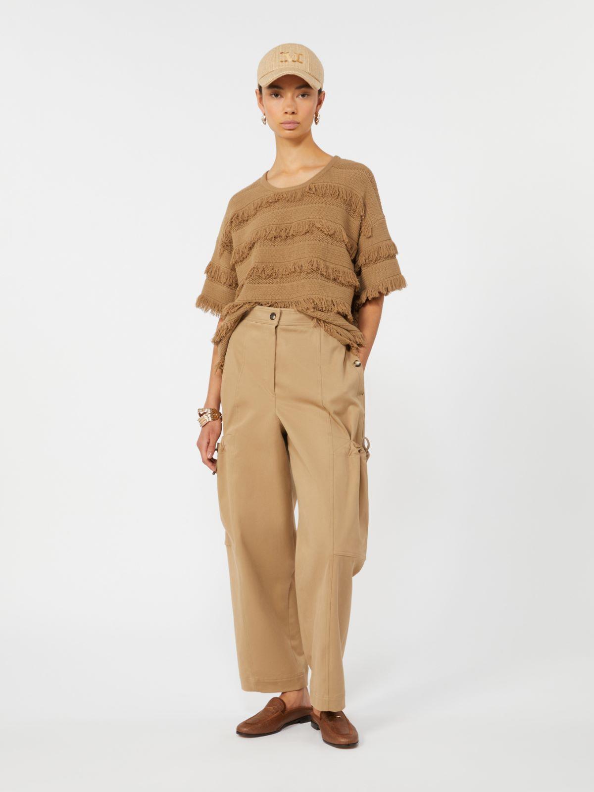 Oversized patterned viscose sweater by MAX MARA