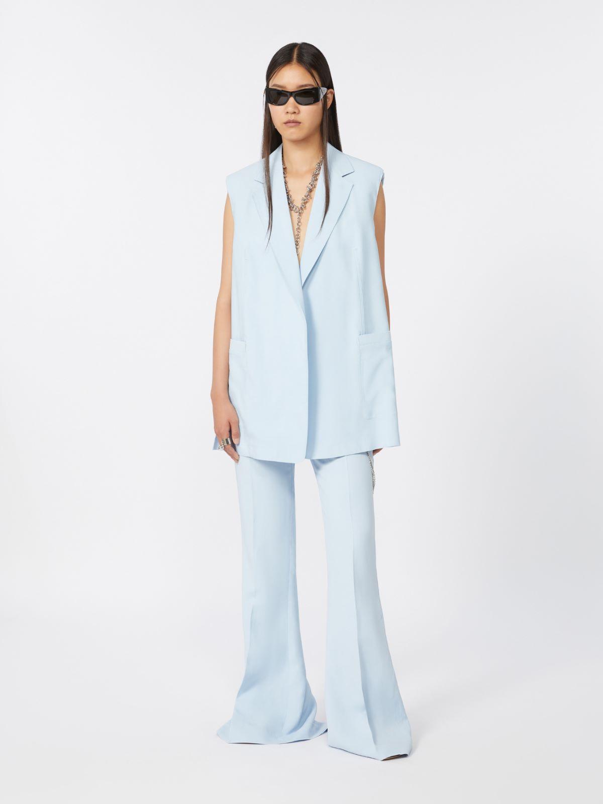 Oversized washed viscose gilet by MAX MARA