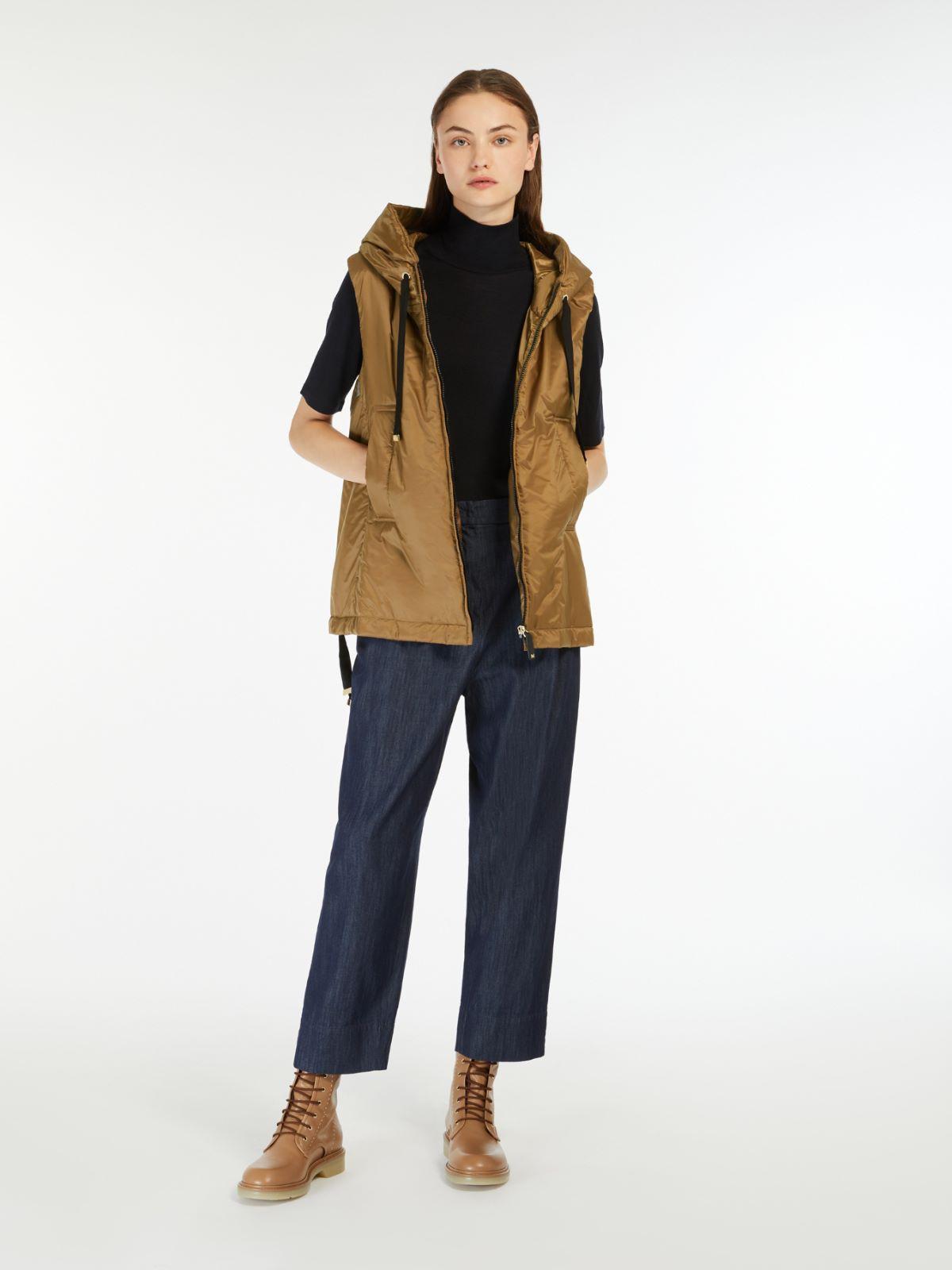 Padded water-repellent hoodied gilet by MAX MARA