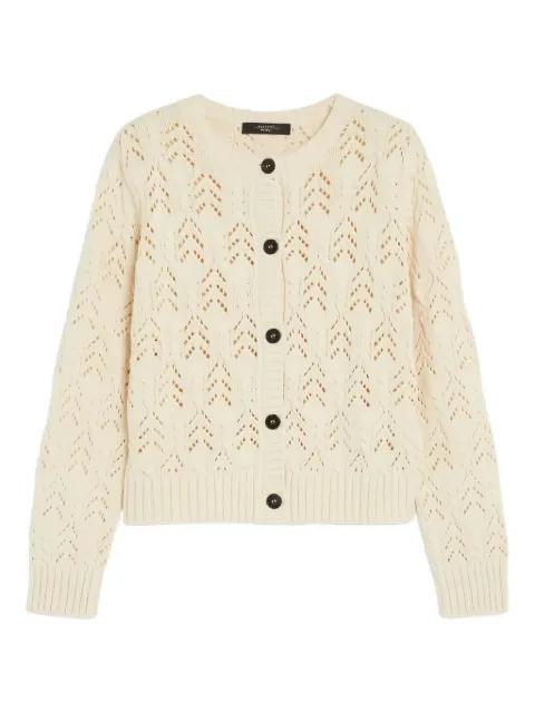 Panaria open-stitch cardigan by MAX MARA