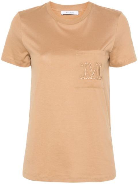 Papaia logo-embroidered T-shirt by MAX MARA