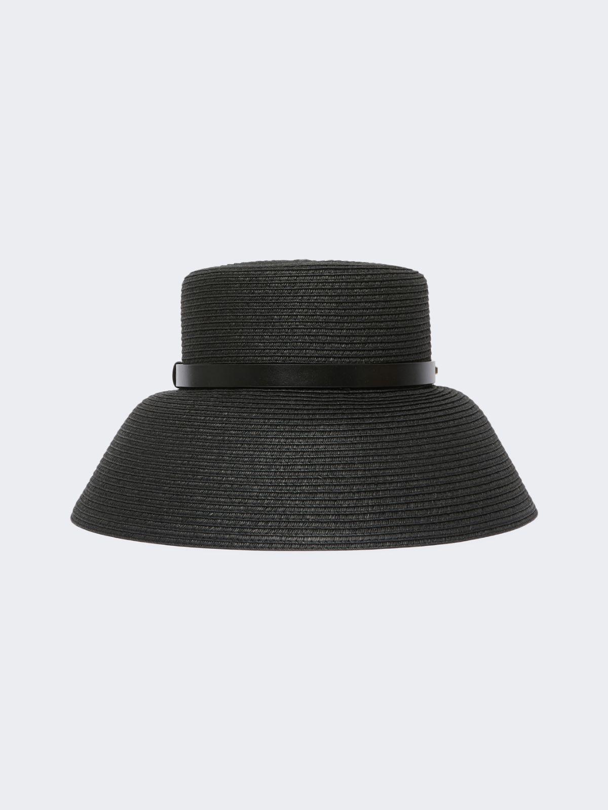 Paper yarn lampshade hat by MAX MARA