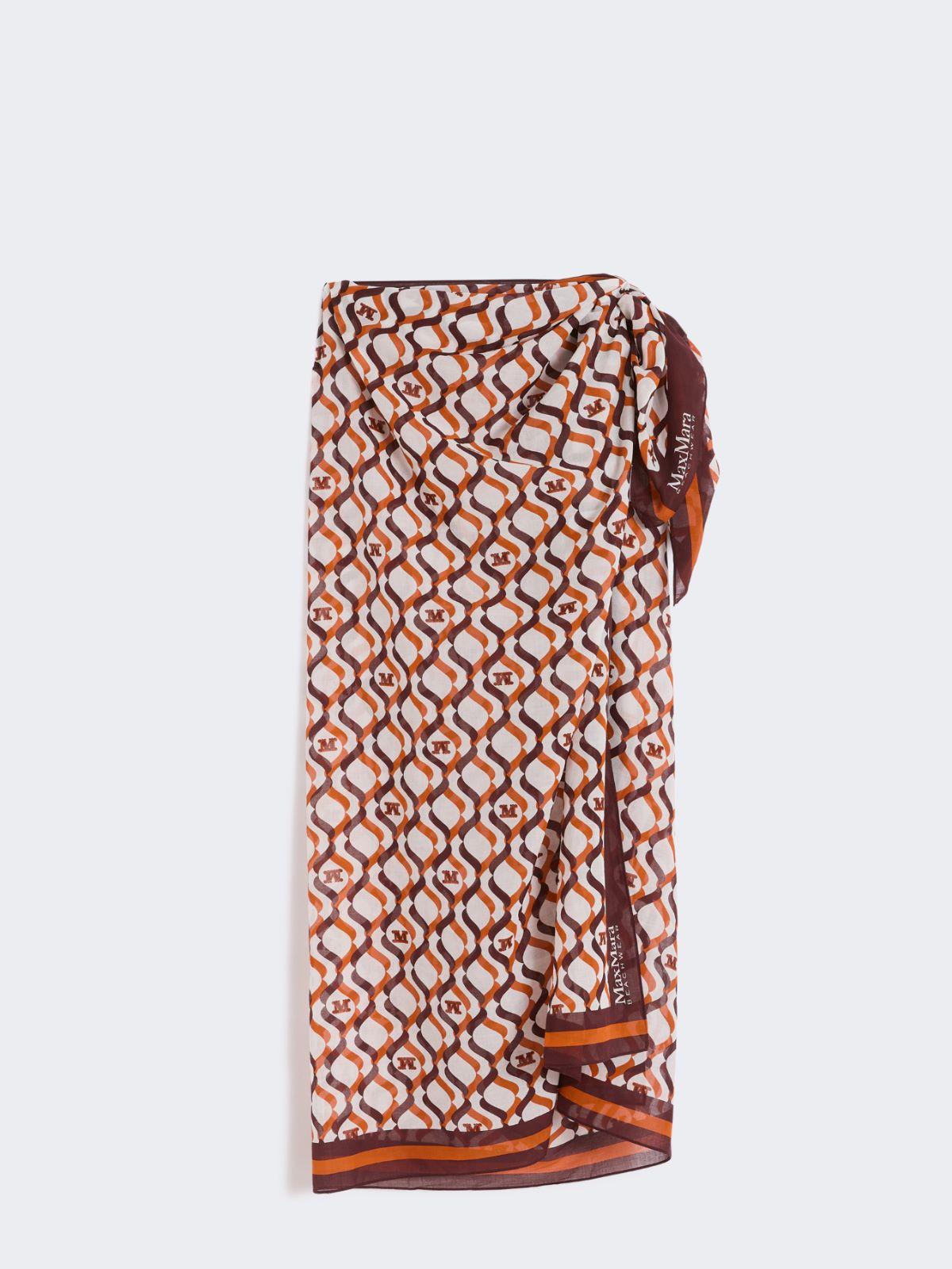 Patterned muslin scarf by MAX MARA