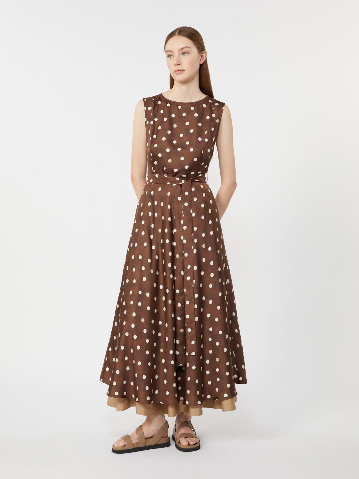 Patterned twill dress by MAX MARA
