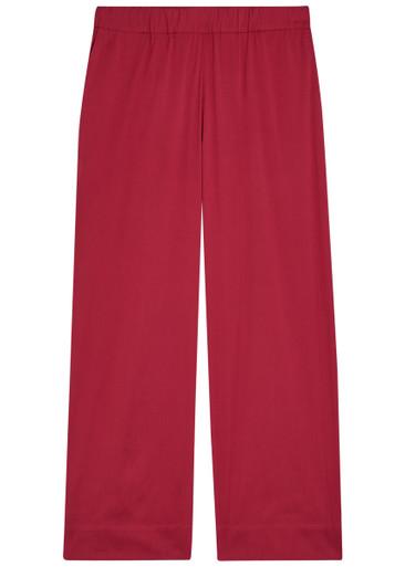Pece wide-leg cotton trousers by MAX MARA