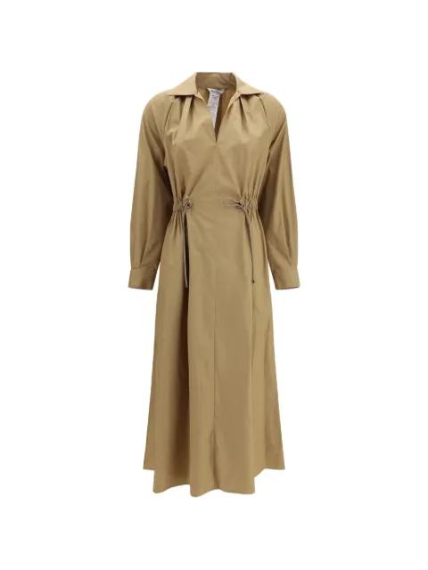 Pedaggi drawstring A-line midi dress by MAX MARA