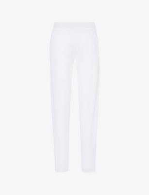 Pesca tapered-leg mid-rise cotton-blend trousers by MAX MARA