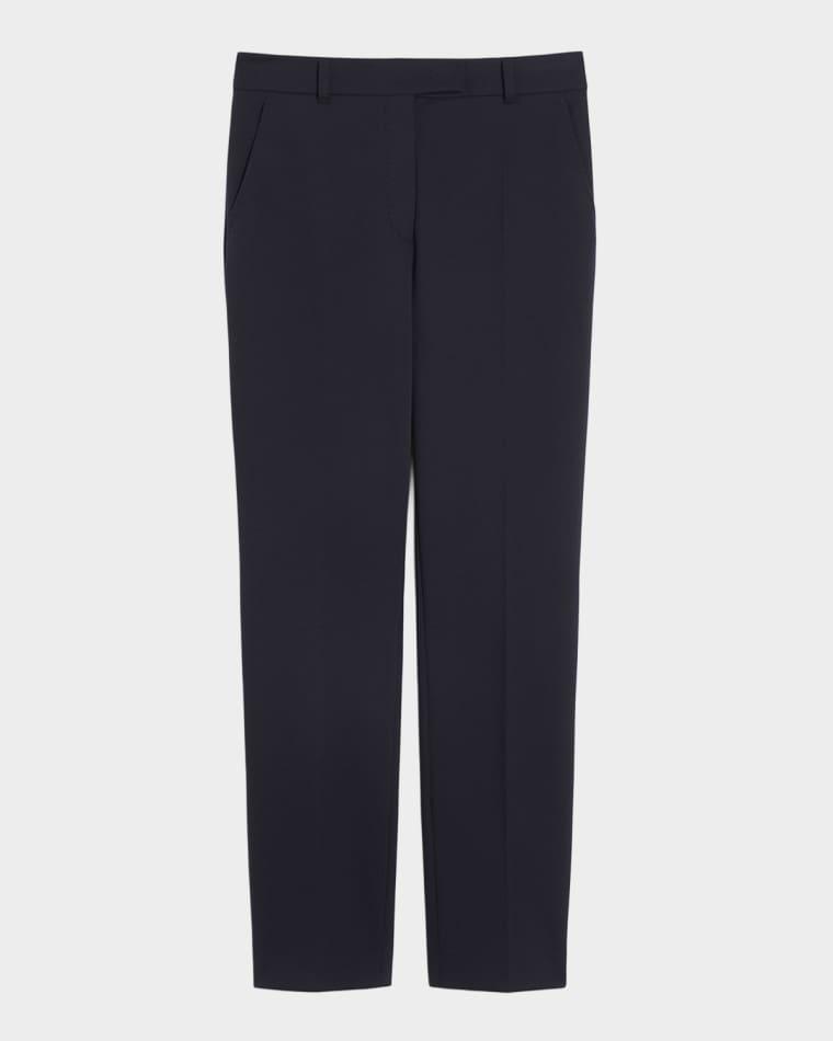 Pick Stitch Jersey Cigarette Trousers by MAX MARA