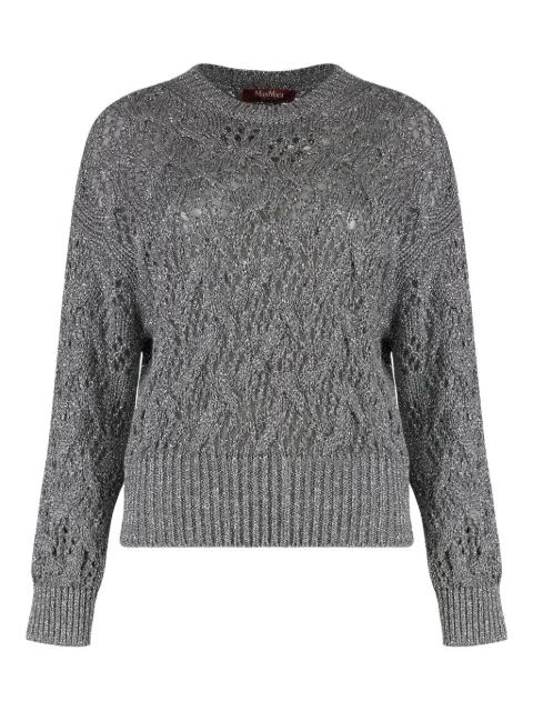 Pilade lurex knit sweater by MAX MARA