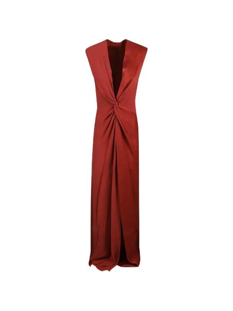 Pilard knot-detail maxi dress by MAX MARA