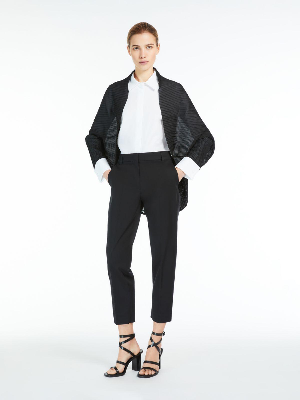 Pleated fabric shrug by MAX MARA