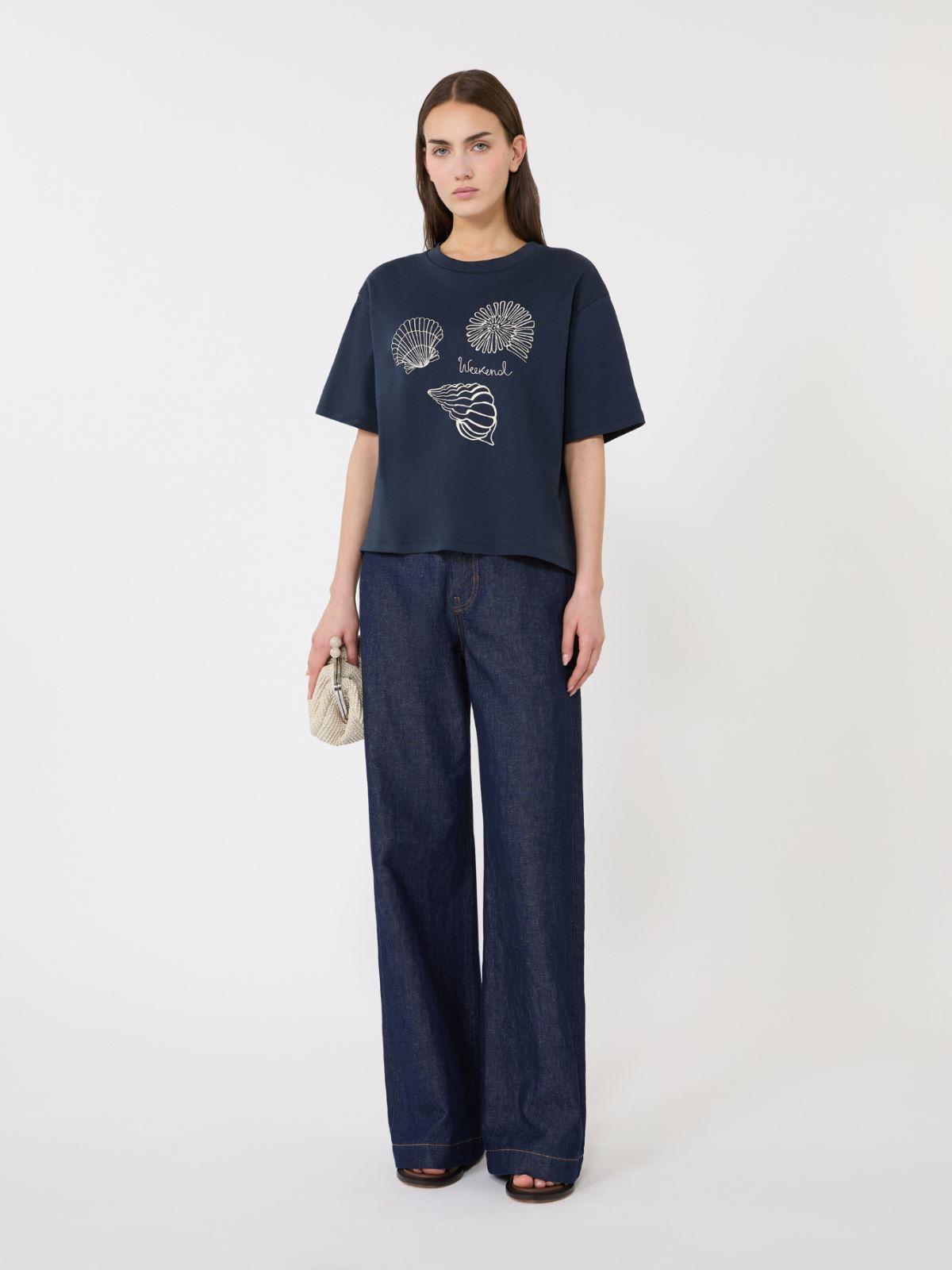 Printed cotton jersey T-shirt by MAX MARA