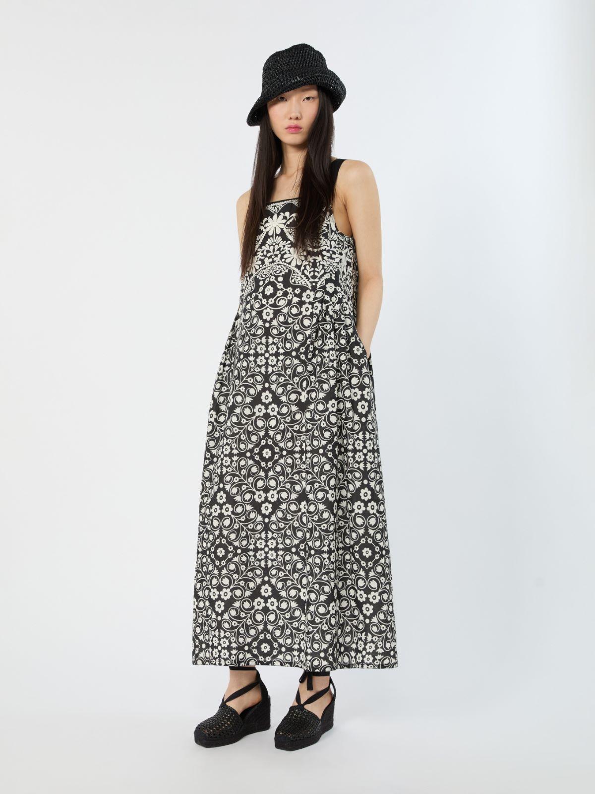 Printed cotton voile dress by MAX MARA