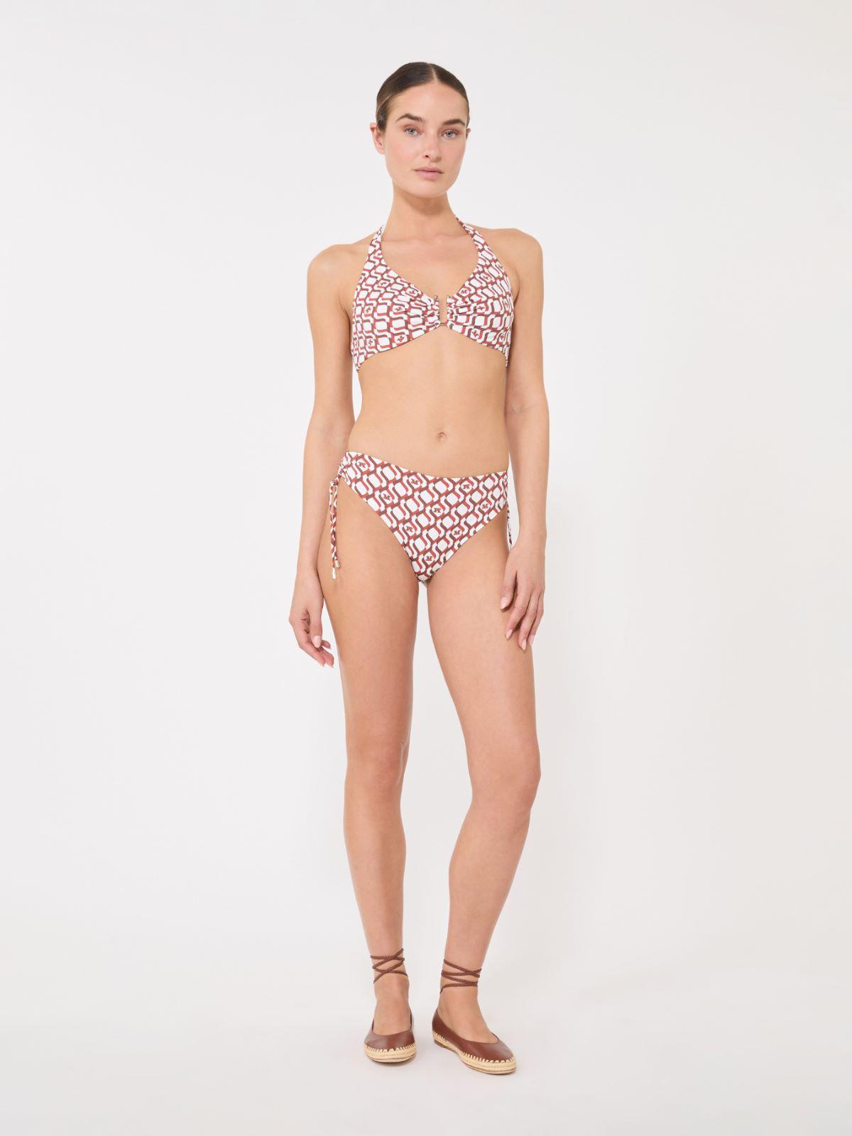 Printed jersey bikini top by MAX MARA