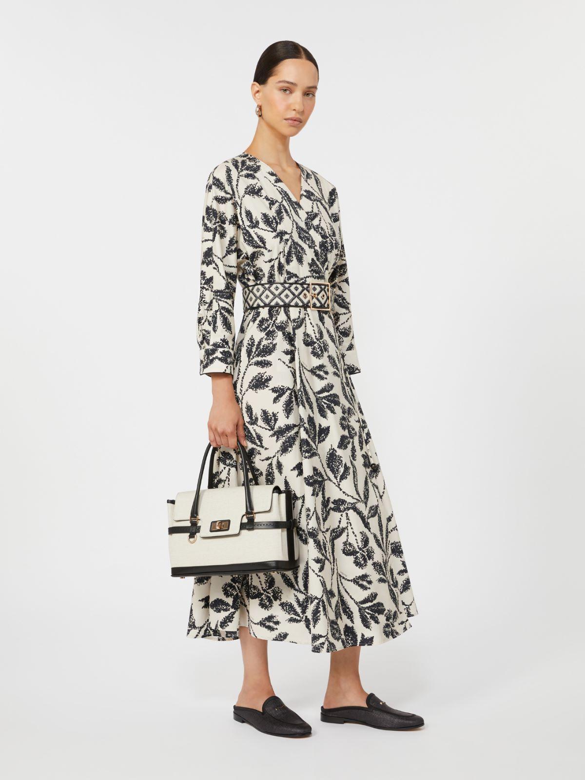 Printed poplin dress by MAX MARA