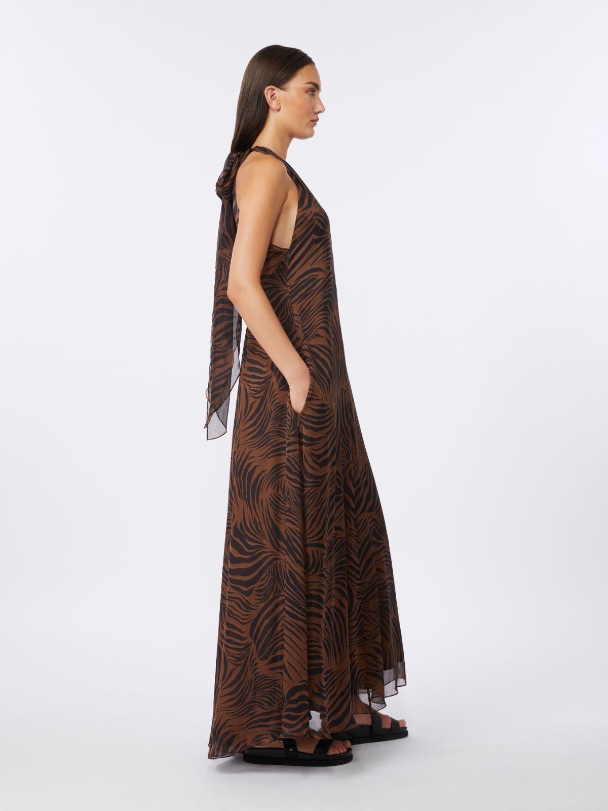 Printed silk chiffon dress by MAX MARA