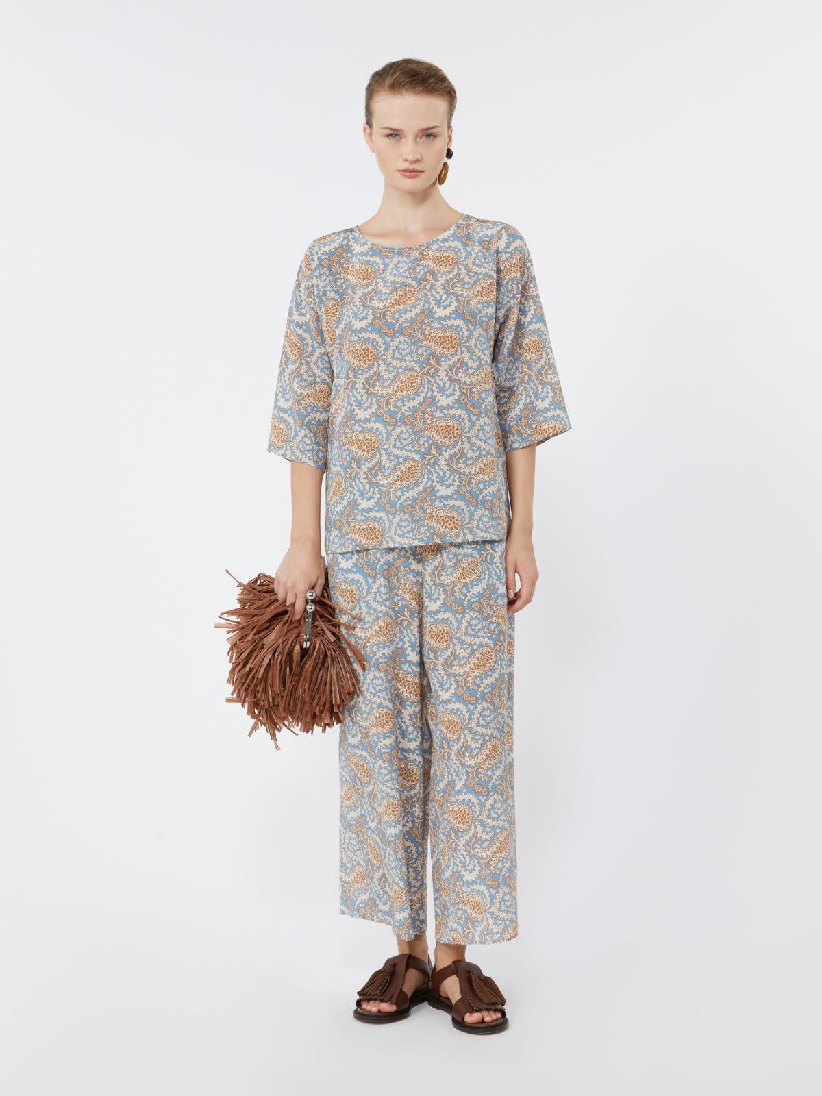 Printed silk crêpe de Chine blouse by MAX MARA