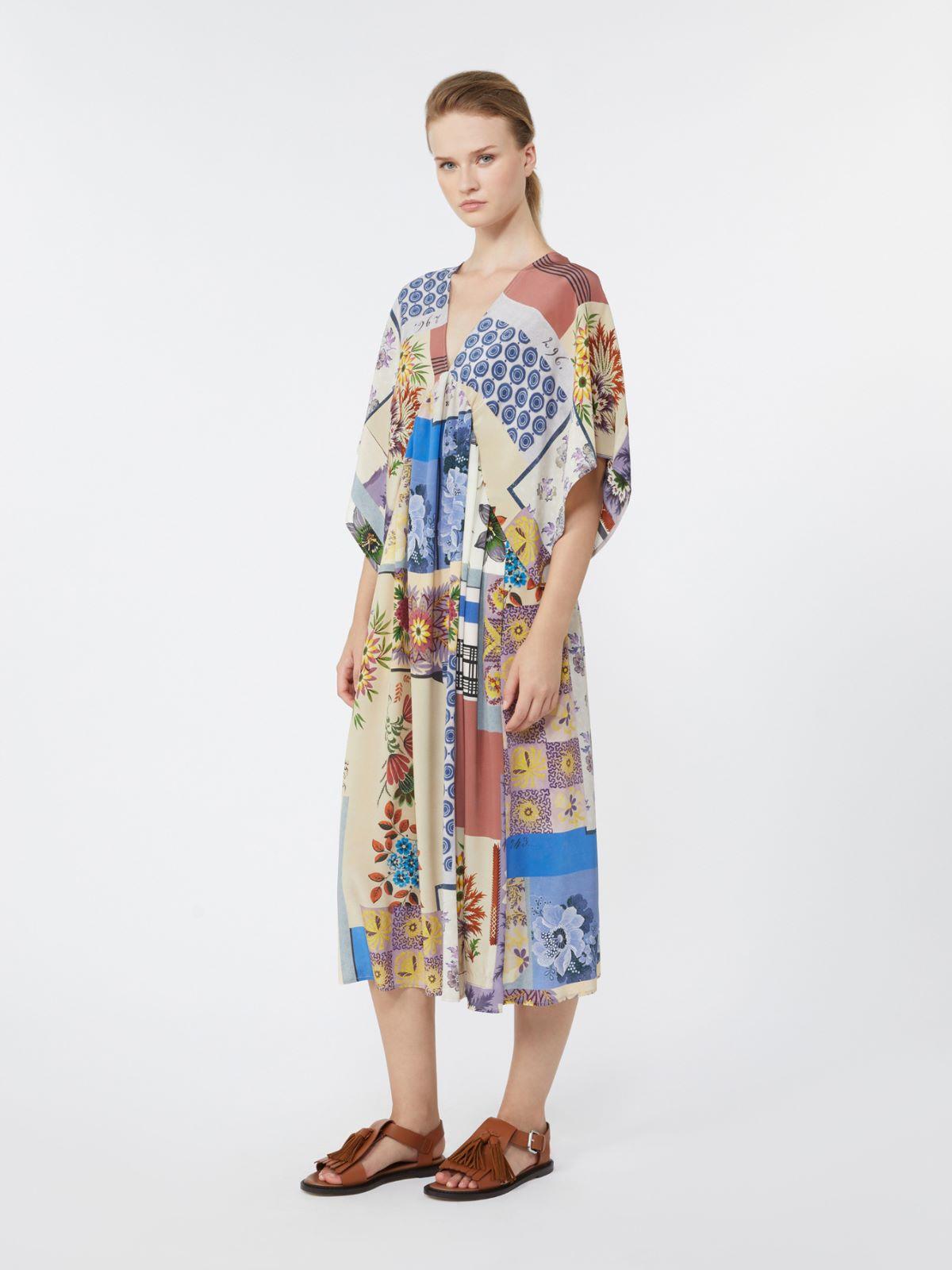 Printed silk crêpe de Chine midi dress by MAX MARA