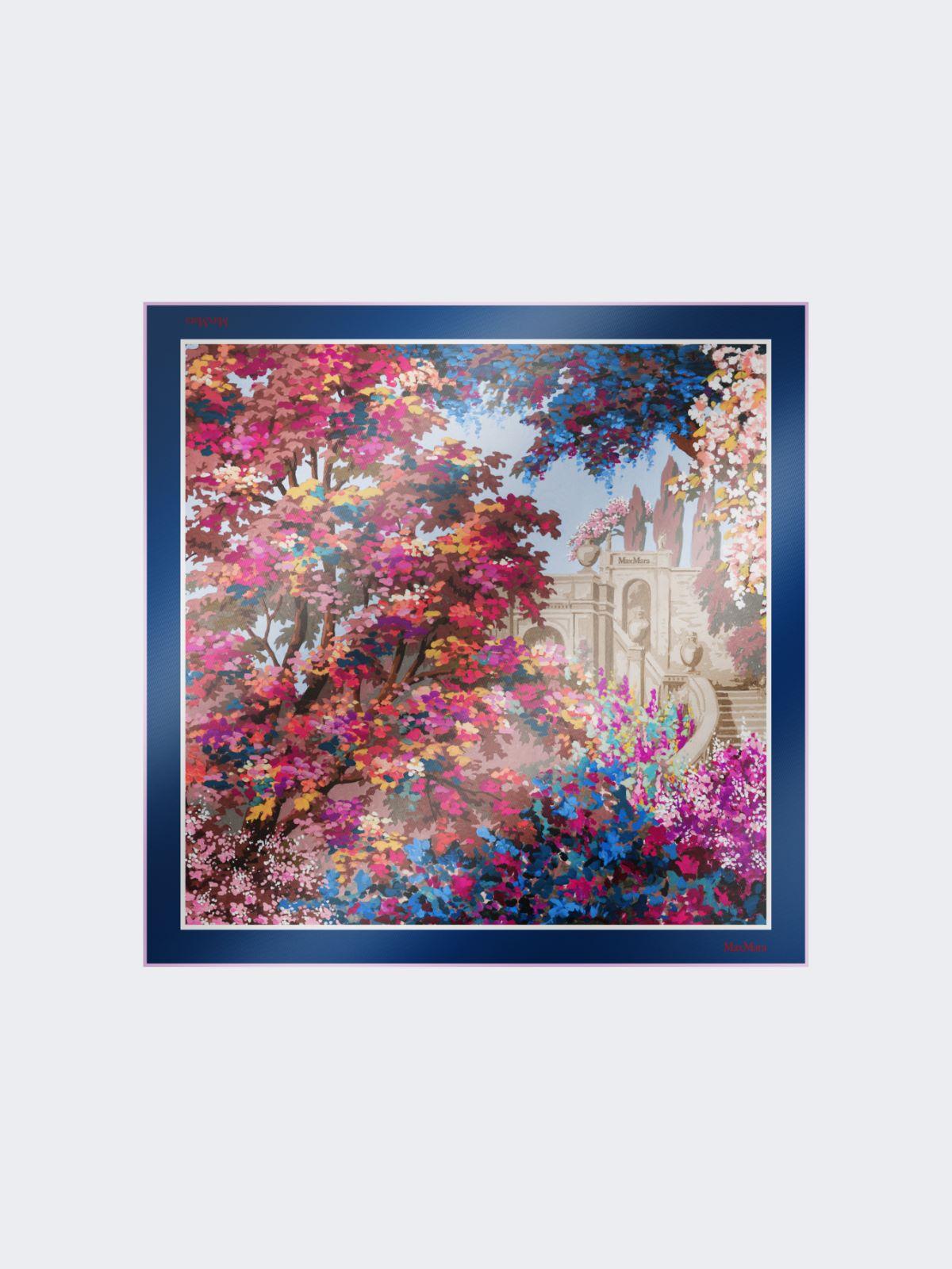 Printed silk foulard by MAX MARA