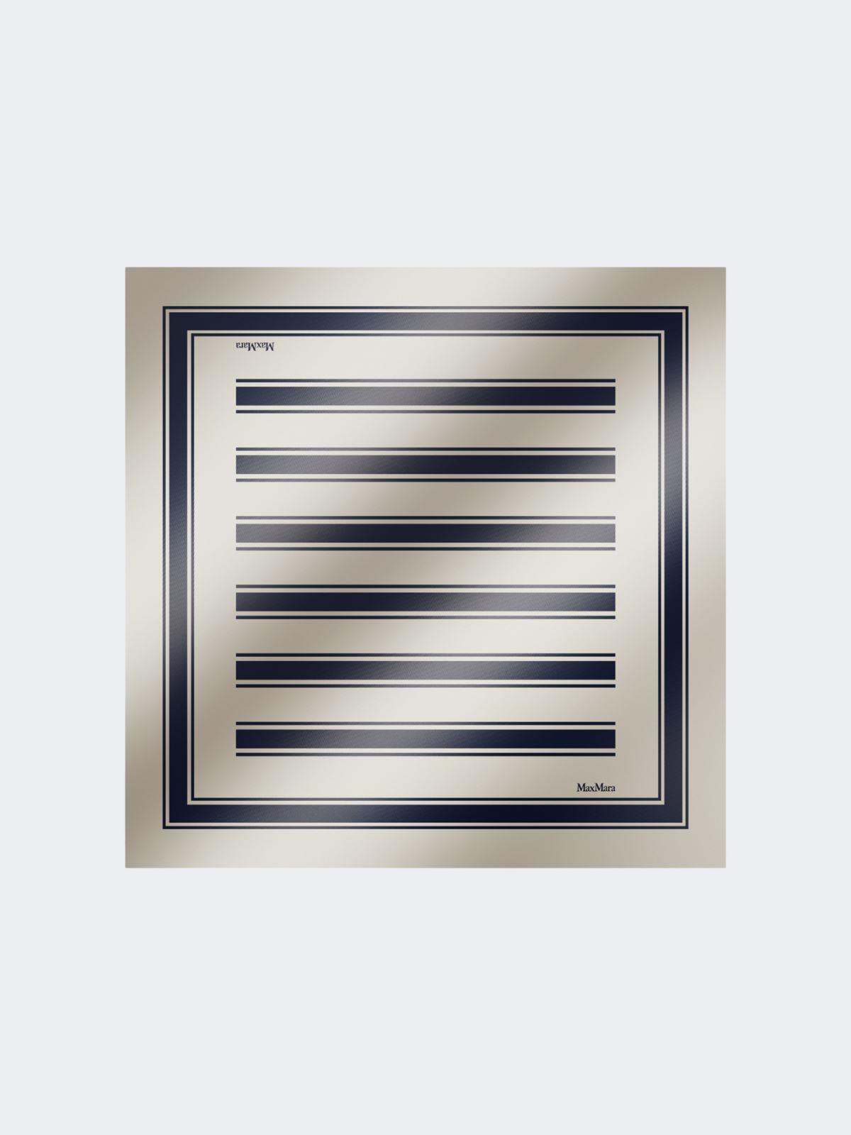 Printed silk foulard by MAX MARA
