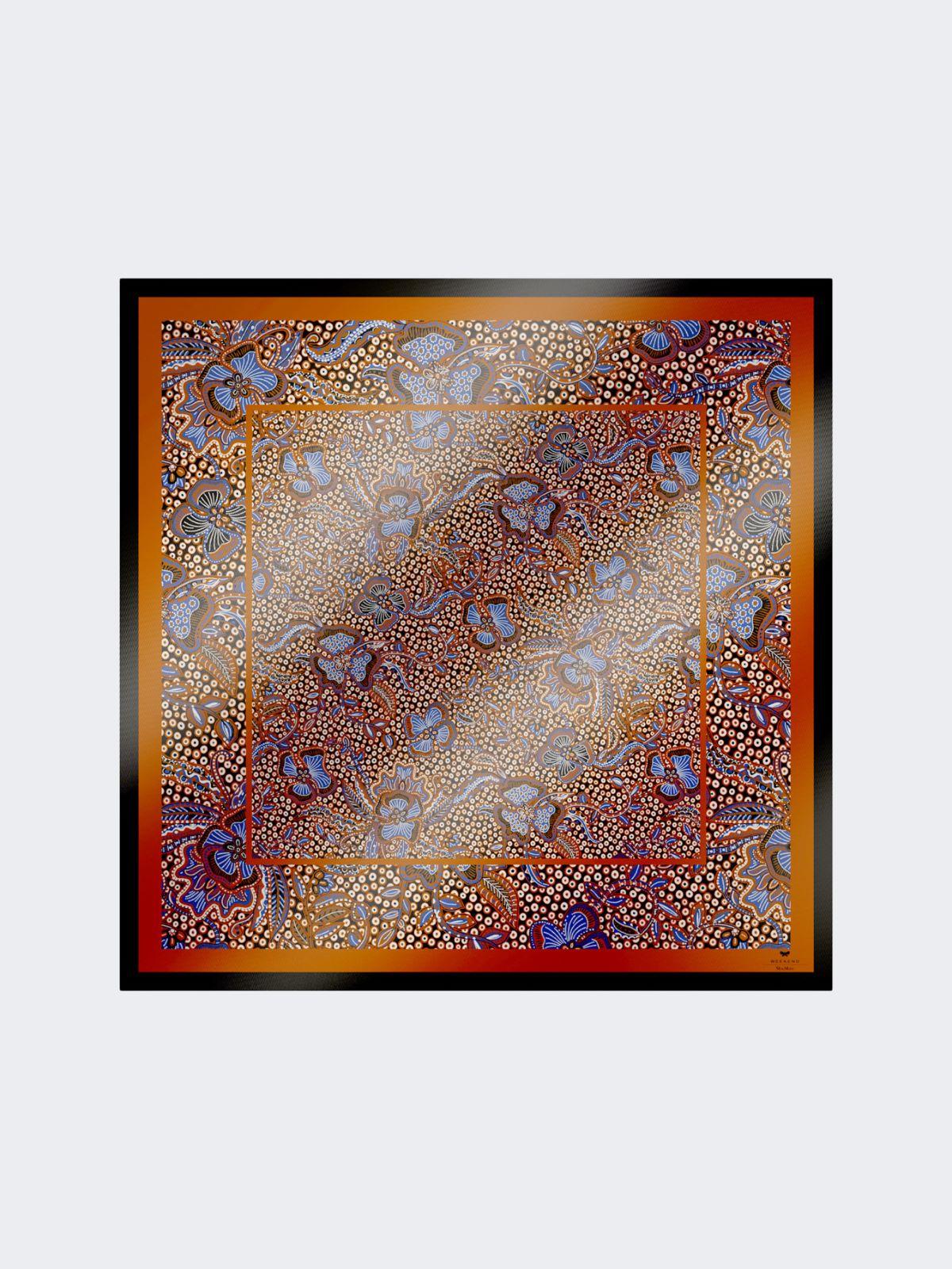 Printed silk foulard by MAX MARA