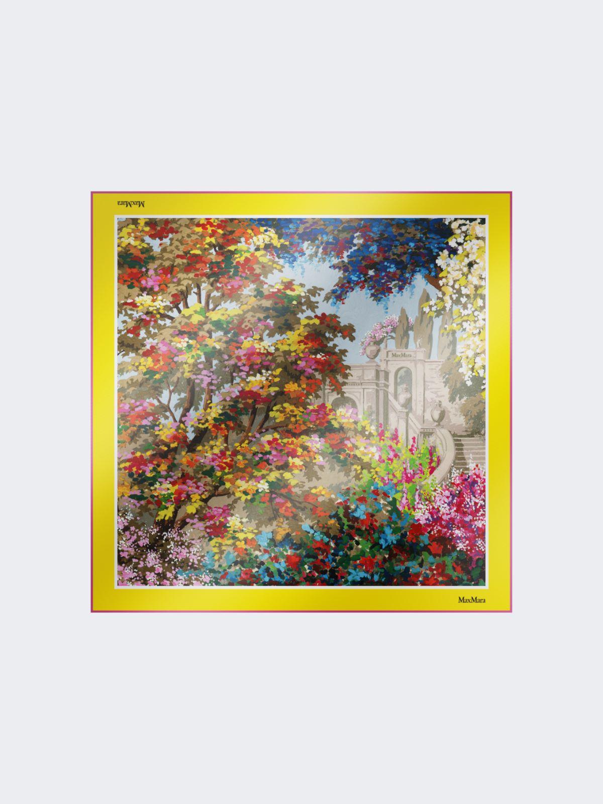 Printed silk foulard by MAX MARA