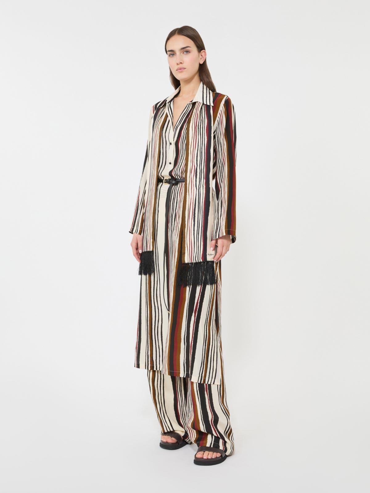 Printed silk kaftan dress by MAX MARA